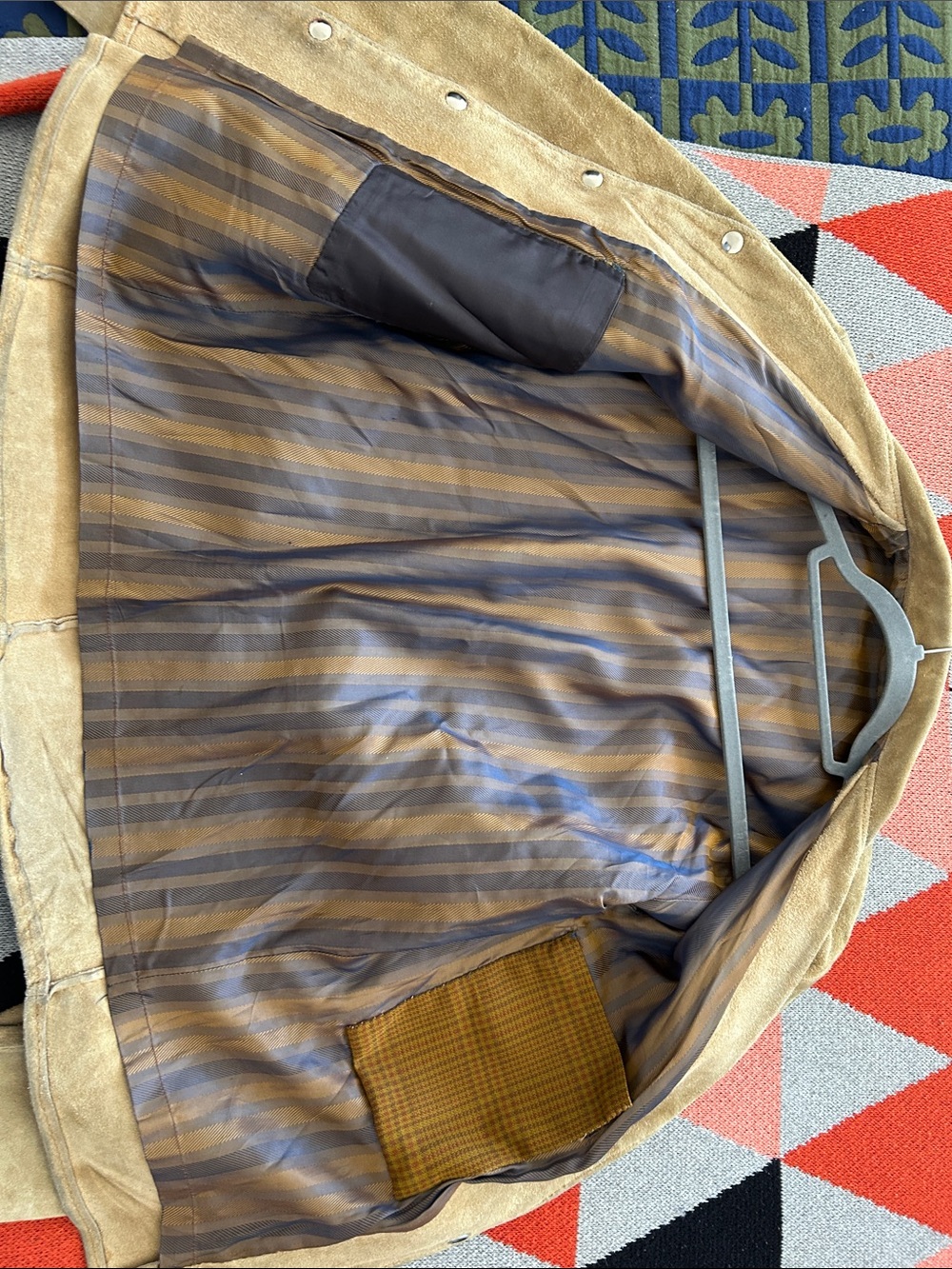 Vintage Tan Suede Jacket - Picture 9 of 13